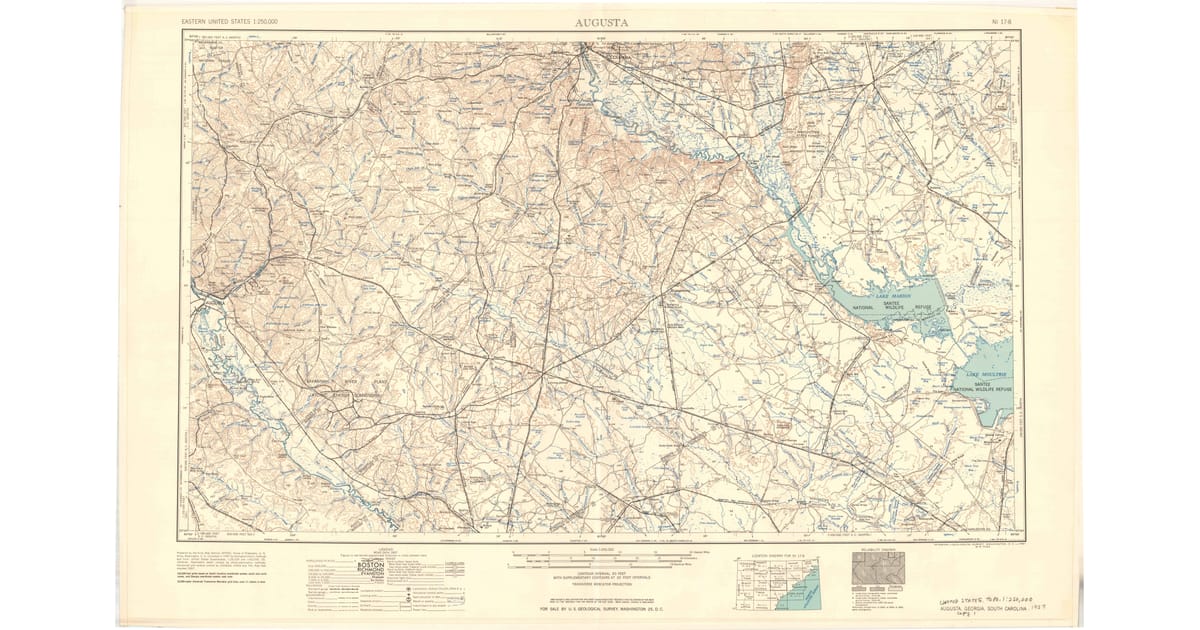 1960s Maps of Appleton, SC | Pastmaps