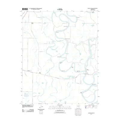 2011 Map of Augusta SW, 2011 Print