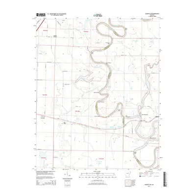 2014 Map of Augusta SW, 2014 Print