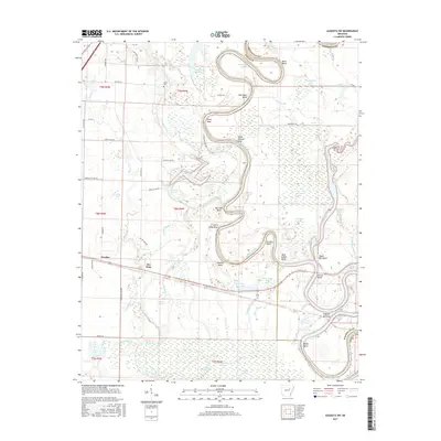 2017 Map of Augusta SW, 2017 Print