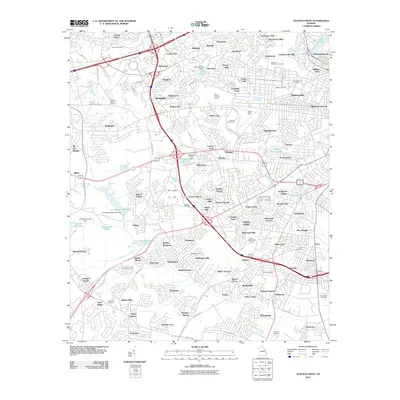 2011 Map of Augusta West, 2011 Print