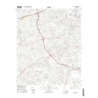 2017 Map of Augusta West, 2017 Print