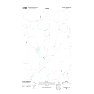 2013 Map of Augustine Lake, 2013 Print