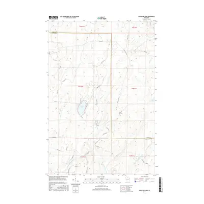 2015 Map of Augustine Lake, 2015 Print