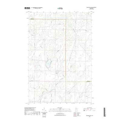 2018 Map of Augustine Lake, 2018 Print