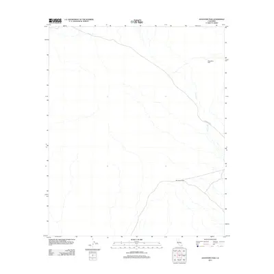 2012 Map of Augustine Pass, 2012 Print