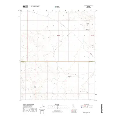 2018 Map of Augustine Pass, 2018 Print