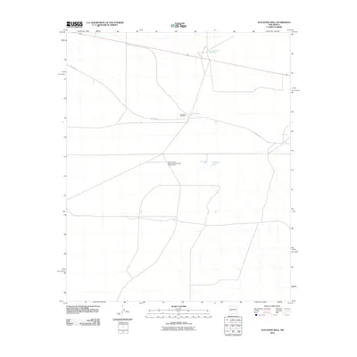 2010 Map of Augustine Well, 2010 Print