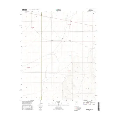 2017 Map of Augustine Well, 2017 Print