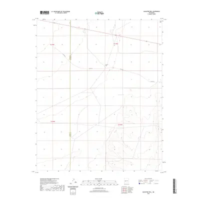 2020 Map of Augustine Well, 2020 Print