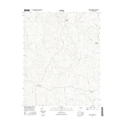 2016 Map of Aurelian Springs, 2016 Print