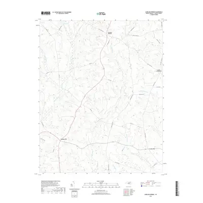 2019 Map of Aurelian Springs, 2019 Print