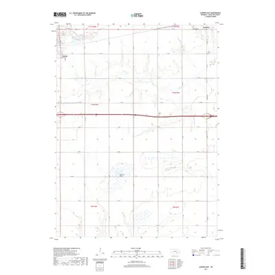 2017 Map of Aurora East, 2017 Print