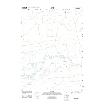 2012 Map of Aurora Lake, 2012 Print