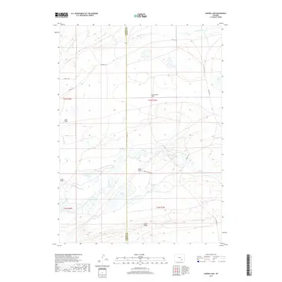 2017 Map of Aurora Lake, 2017 Print