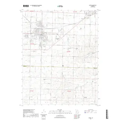 2017 Map of Aurora, 2017 Print