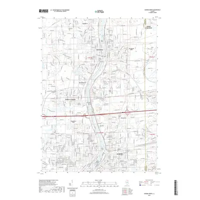 2018 Map of Aurora North, 2018 Print
