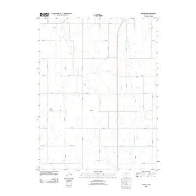 2012 Map of Aurora NW, 2012 Print