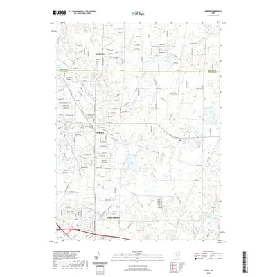 2019 Map of Aurora, 2019 Print