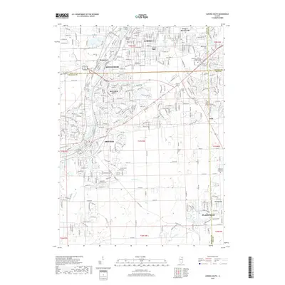 2018 Map of Aurora South, 2018 Print