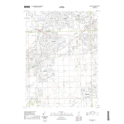 2023 Map of Aurora South, 2023 Print