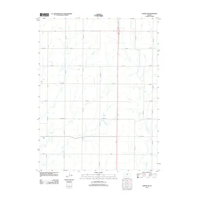 2012 Map of Aurora SW, 2012 Print