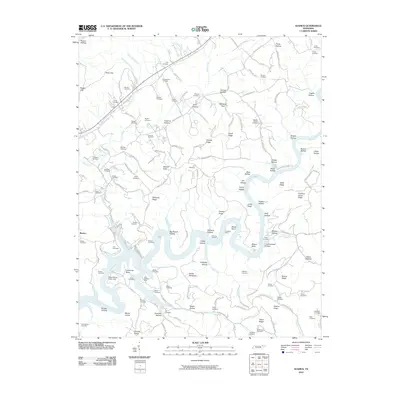 2010 Map of Ausmus, 2010 Print