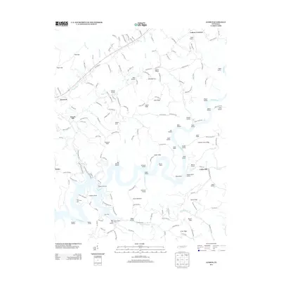 2013 Map of Ausmus, 2013 Print