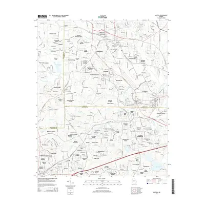 2014 Map of Austell, 2014 Print