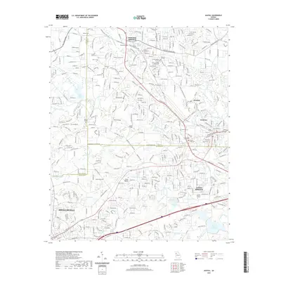 2020 Map of Austell, 2020 Print