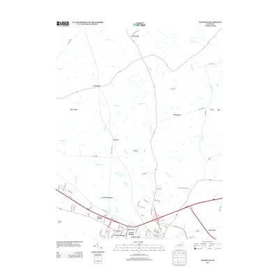 2013 Map of Austerlitz, 2013 Print