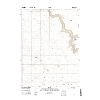 2013 Map of Austin Butte, 2013 Print