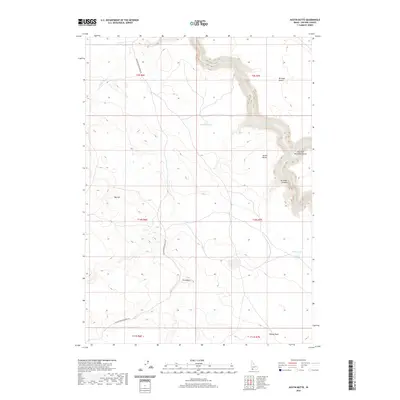 2020 Map of Austin Butte, 2020 Print