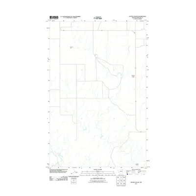 2011 Map of Austin Coulee, 2011 Print