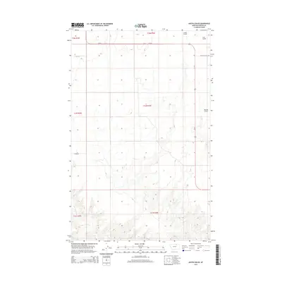2014 Map of Austin Coulee, 2014 Print