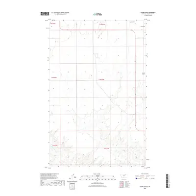 2020 Map of Austin Coulee, 2020 Print