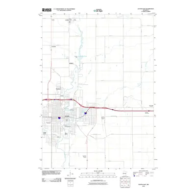2010 Map of Austin East, 2010 Print