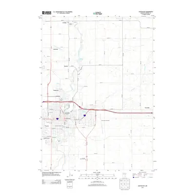 2013 Map of Austin East, 2013 Print