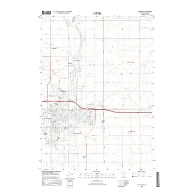 2016 Map of Austin East, 2016 Print
