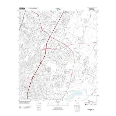 2013 Map of Austin East, 2013 Print