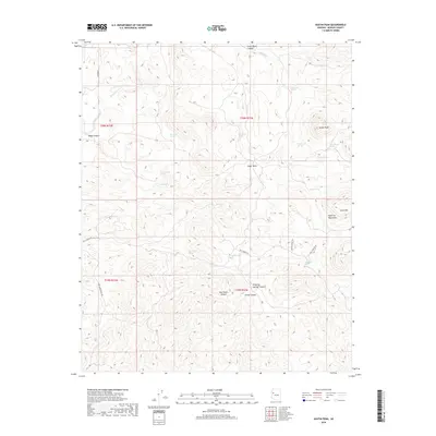 2018 Map of Austin Peak, 2018 Print