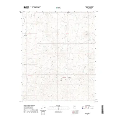 2021 Map of Austin Peak, 2021 Print