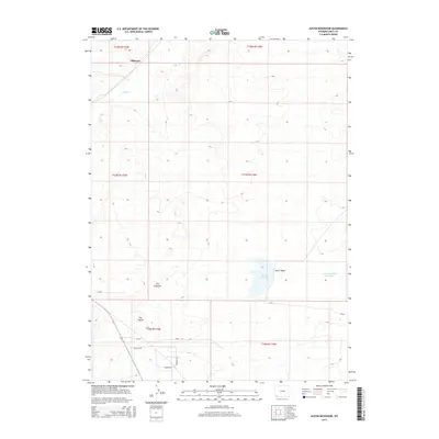 2015 Map of Austin Reservoir, 2015 Print
