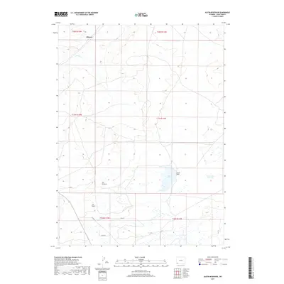 2017 Map of Austin Reservoir, 2017 Print
