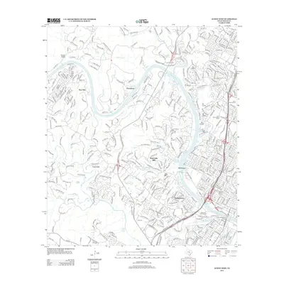 2013 Map of Austin West, 2013 Print
