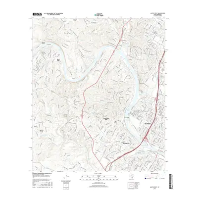 2016 Map of Austin West, 2016 Print