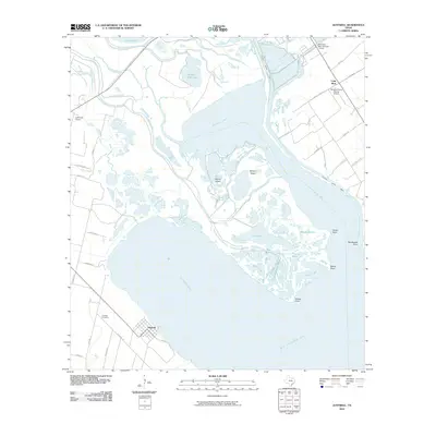 2010 Map of Austwell, 2010 Print