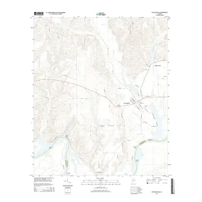 2014 Map of Autaugaville, 2014 Print