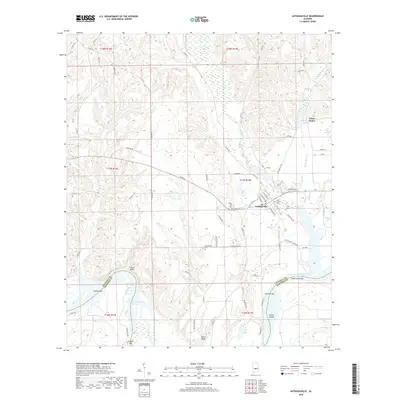 2018 Map of Autaugaville, 2018 Print