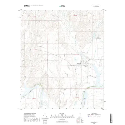 2020 Map of Autaugaville, 2020 Print